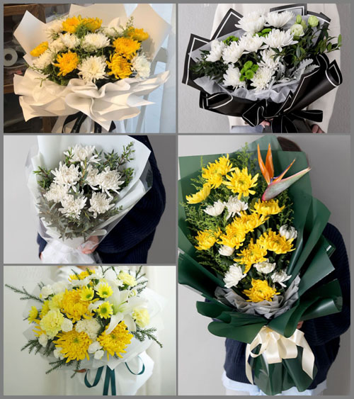 贵州毕节市黔西县大关镇丘林村白事花束代送
